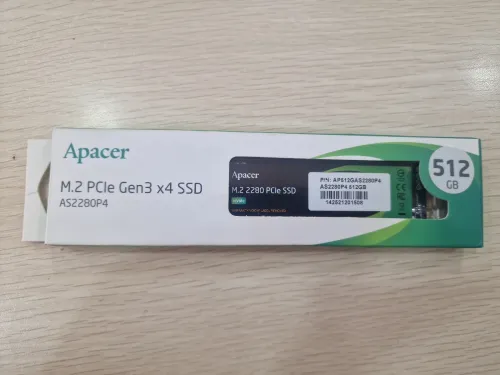 Disque dur apacer ssd 3 gen 512 gb M.2