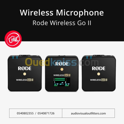 Microphone Sans Fil Rode Wireless GO II