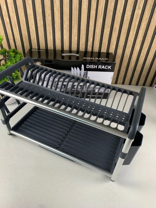 Égouttoir Aluminium 2 Étages Haute Qualité pour Cuisine  SX-842