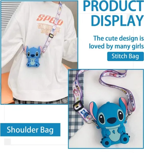 Porte-Monnaie Enfant à Motif Stitch  Compact et Pratique