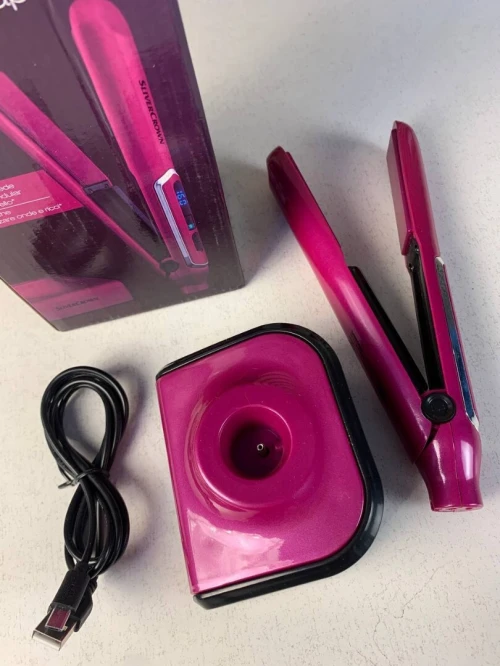 Lisseur à cheveux Portable Recharge USB avec Support