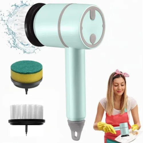 Brosse Électrique Rotative Automatique avec 2 Brosse  فرشاة تنظيف دوارة كهربائية