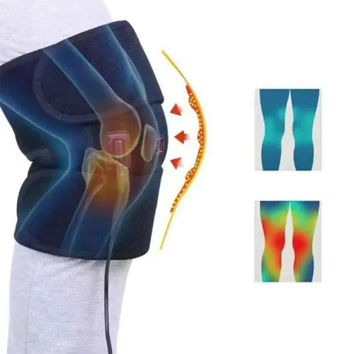 Coussin Chauffant Électronique pour Genou avec Trois Niveaux de Température 