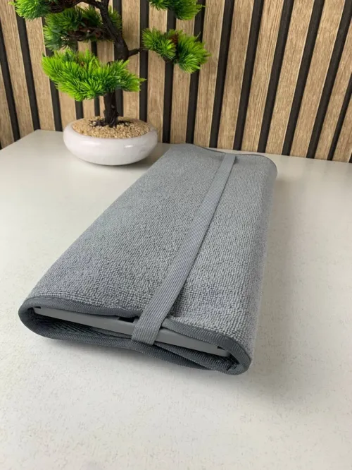 Tapis Égouttoir en Microfibre avec Base Amovible  Séchage Rapide