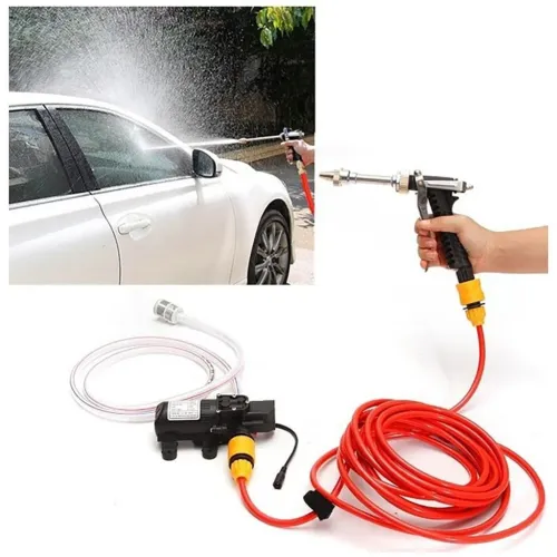 Nettoyeur à Haute Pression avec kit pompe de lavage voiture 12V