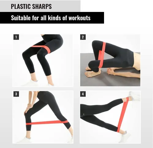 Bandes de Résistance Fitness 5Pcs  Musculation et Tonification