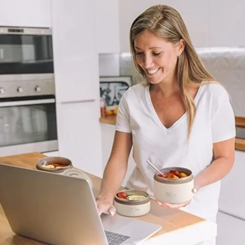 Boîte à Lunch Isotherme Micro-ondable  حافظة طعام حرارية قابلة للاستخدام في الميكروويف