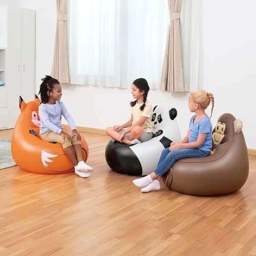 Fauteuil Gonflable Cozy Critters 72 x 72 x 64 cm Bestway 75116  أريكة قابلة للنفخ