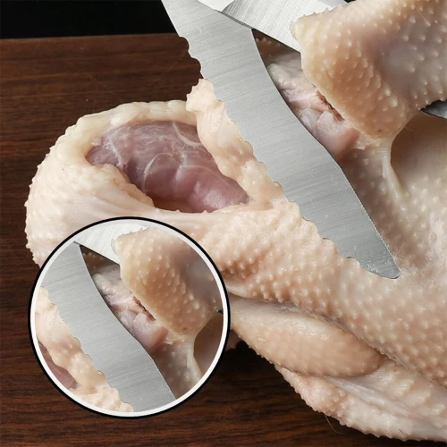 Ciseaux de Cuisine Robusts en Inox  Manche Aluminium Pratique