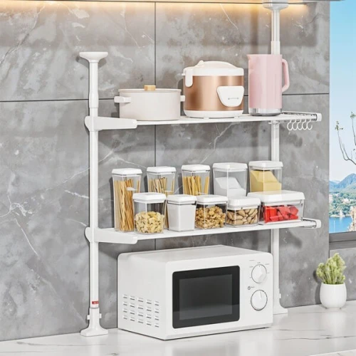 Organisateur Multi-Usage 2 Niveaux avec Double Barre Ajustable
