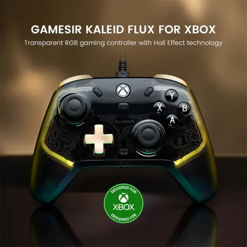 GameSir Kaleid Flux Manette Filaire RGB pour Xbox  Gaming Précis