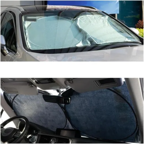 Protection Solaire Pare-Brise Avant & Arrière  Pare-Soleil Auto