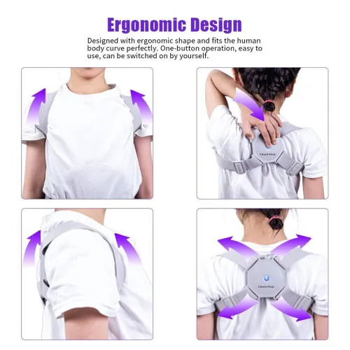Ceinture Connectée de Correction de Posture Alerte Vibrante Automatique