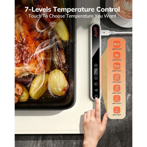 Chauffe-Plats Électrique en Silicone Alimentaire  Température Ajustable