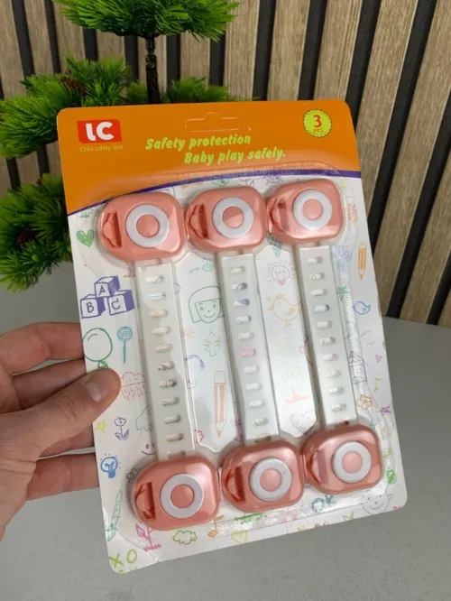 Verrous de Protection Enfant 3Pcs pour Électroménager et tiroirs