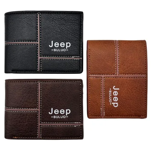 Portefeuille Homme Multi-Poches  Simili Cuir Élégant Jeep Buluo V3