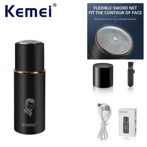 Kemei KM-X5  Tondeuse Électrique Rechargeable Compacte