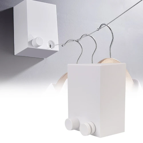 Corde à linge suspendue au mur Télescopique en Fil d'Acier Inoxydable