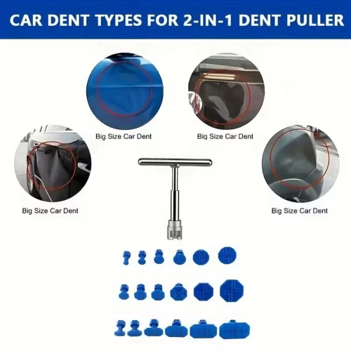Ensemble Outils Débosselage Auto Sans Peinture 19Pcs