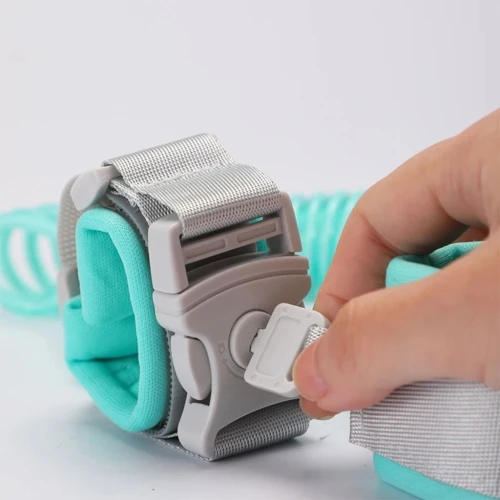 Bracelet de Sécurité Enfant avec Câble Rotatif 2m et Serrure de Verrouillage