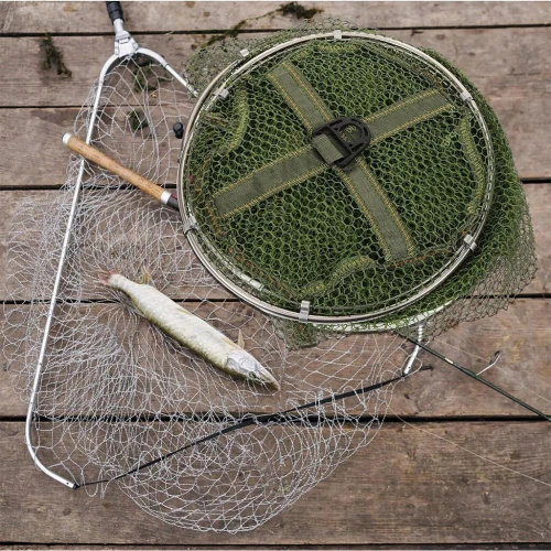 Filet de Pêche Pliable en Maille Facile à Ranger  شبكة صيد الأسماك