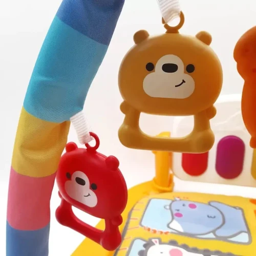 Tapis dÉveil Musical pour Bébé  Piano et Jouets Suspendus