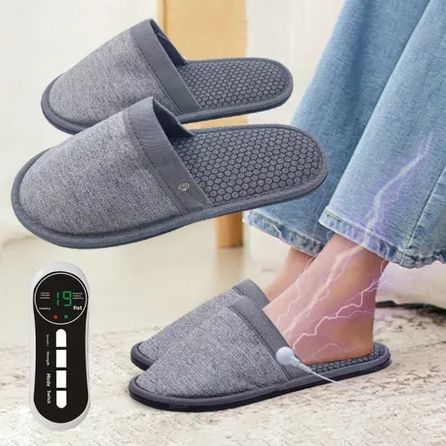 Pantoufles de massage USB pour thérapie électrique à impulsions