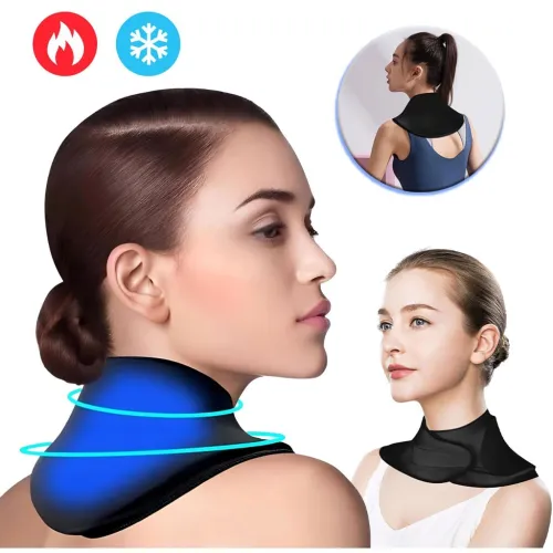 Bandage Cervical Thermique Gel Chaud-Froid pour Tensions et Douleurs