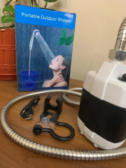 Douche Extérieure Portable  Idéale pour Camping, Plage ou Randonnée