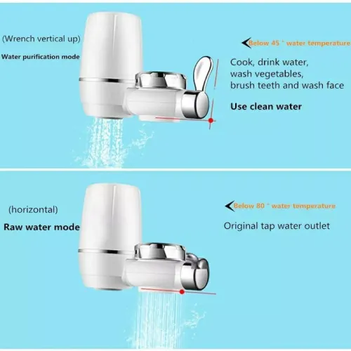 Robinet Filtrant Cuisine  Eau Saine Sans Chlore, Ni Bactéries, Ni Matières Organiques