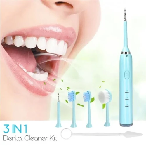 Brosse à Dents à Ultrasons 3en1  Nettoyage Profond, 3 Vitesses, Étanche