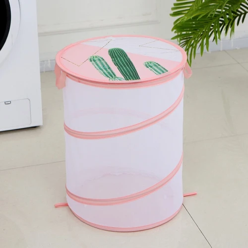 Panier à Linge Sale Pliable avec Couvercle - Pratique et Compact
