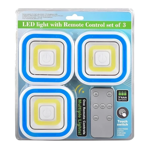 Spots LED Intelligents x3  Télécommande, Lumière Puissante et Installation Facile