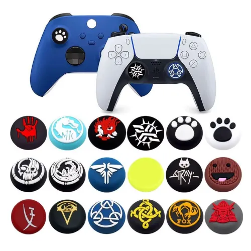 Pack 8 Couvre-Joysticks en Silicone Souple  Manettes Gaming