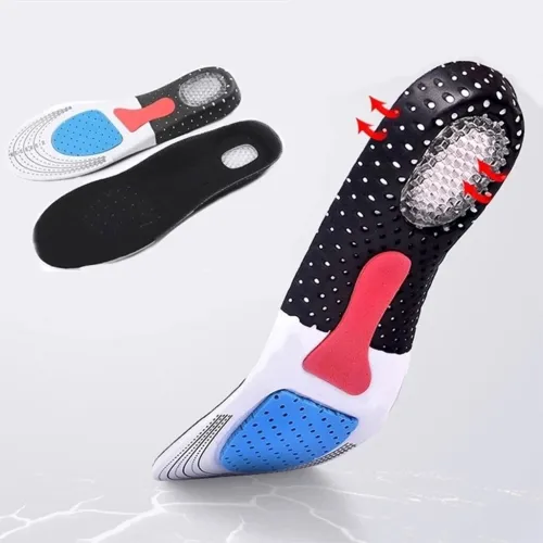 Semelles Gel de Confort Orthopédique  Réduction des Douleurs & Absorption des Chocs