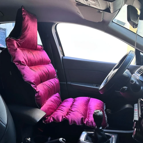Couvre-Siège Auto en Velours  Rembourré et Ultra Confortable