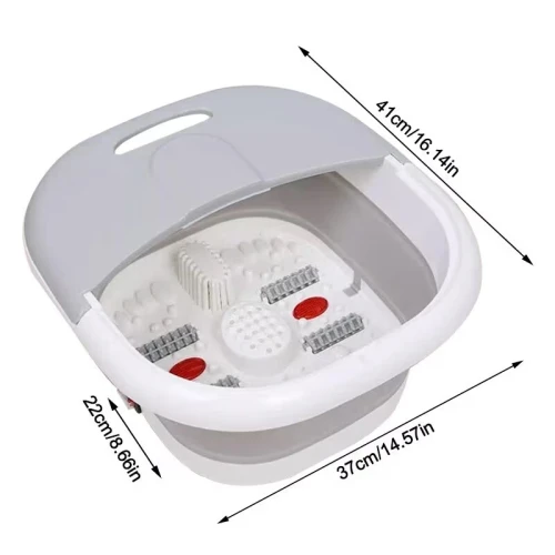 Spa de Pieds Pliable  Massage, Bulles Relaxantes et Fonction Chauffante