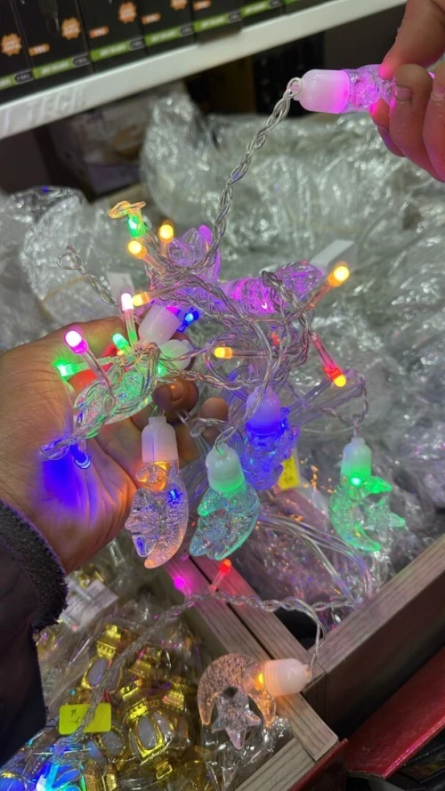 Guirlande LED Cristallisée Ramadan  Décoration Lumineuse 3 m