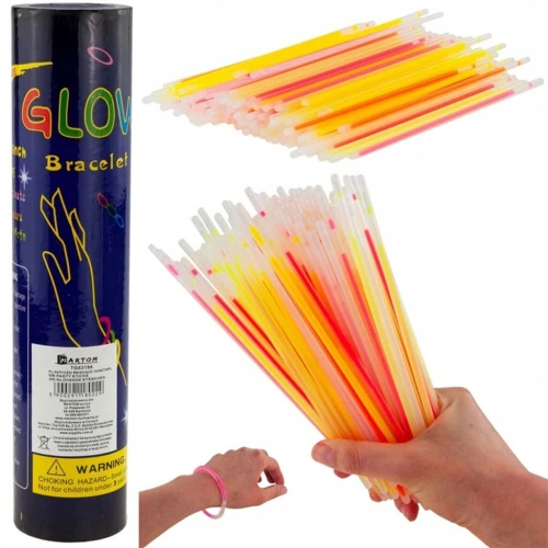 Bracelets Lumineux 50 Pièces  Glow Party 8inch