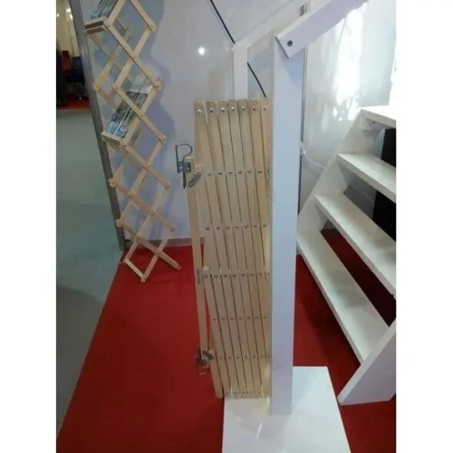 Barrière de sécurité pliable en bois pour Enfant
