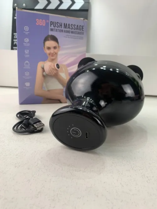 Pistolet de massage portatif à 4 têtes pour tissus profonds 