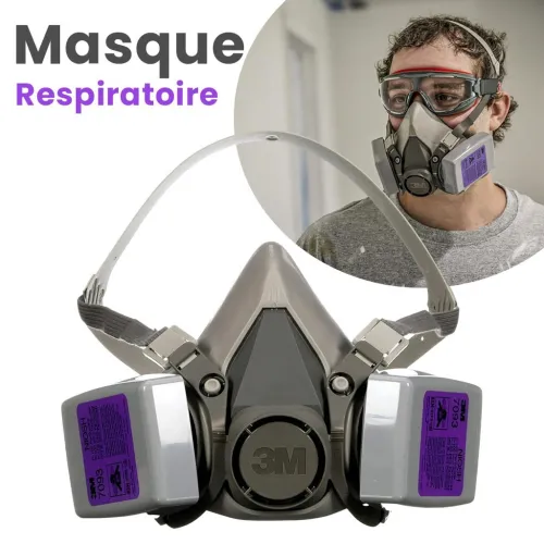 Masque respiratoire pour enlever la peinture au plomb  قناع تنفس للحرفيين