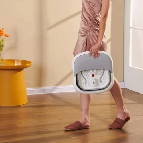 Spa de Pieds Pliable  Massage, Bulles Relaxantes et Fonction Chauffante