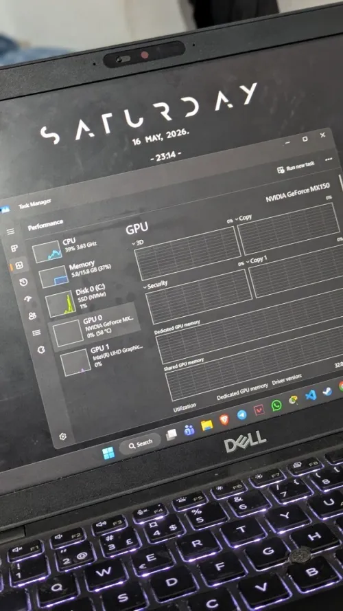 Dell latitude 5401 i5 9th +16gb ram. Double carte graphic