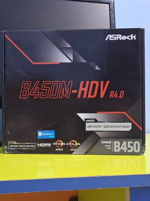 Never used Asrock B450m hdv 4.0