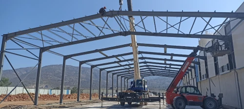 conception et réalisation des Hangars en charpente métallique  هياكل معدنية (مستودعات هنقارات) 