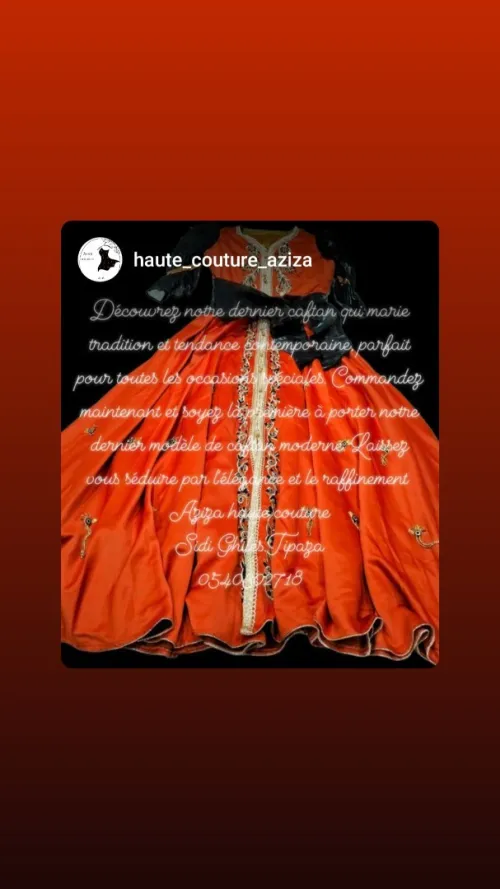 Robe caftan 