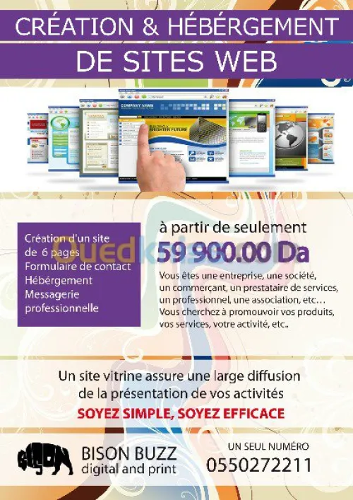 site web & hébérgement 