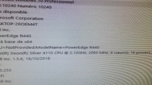 Serveur dell emc poweredge r440