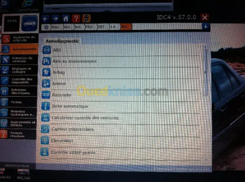 vente scanner auto
